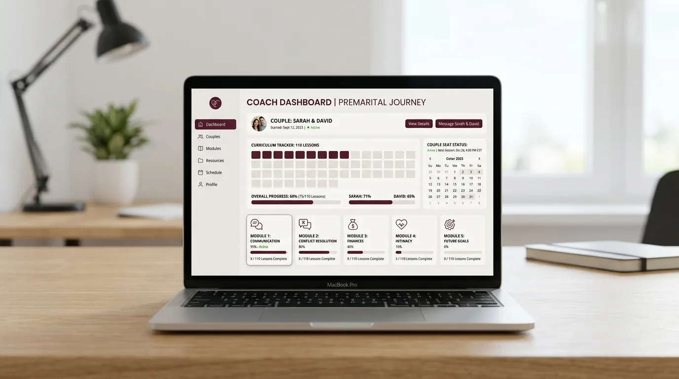 Preparing for Bliss Coach Dashboard interface
